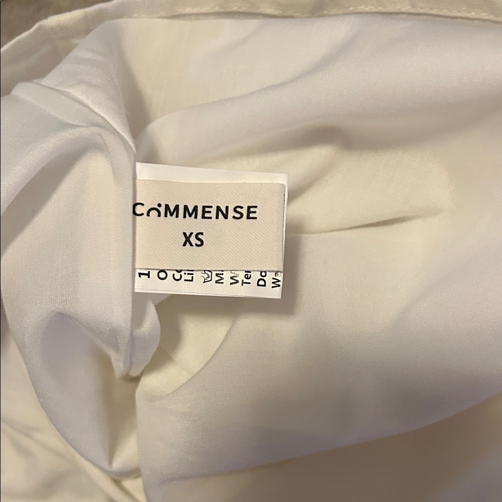 Commense White One-Shoulder Asymmetrical Dress - Picture 8 of 9